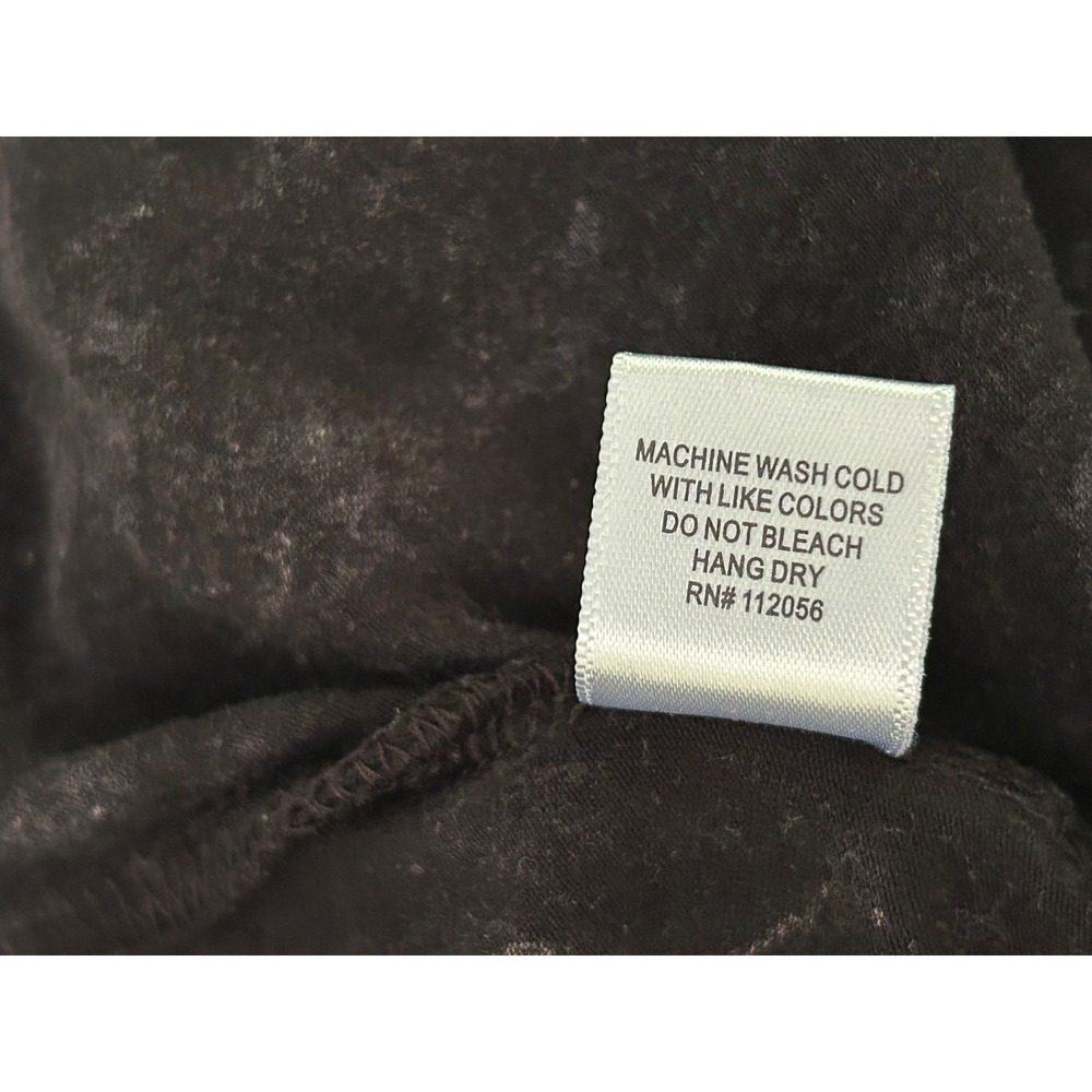 Zenana Mineral Wash Moto Leggings gray/black mineral wash XL Stretch - Picture 6 of 11